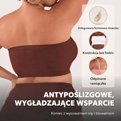 Biustonosz bandeau | Bez ramiączek